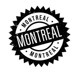 Montreal rubber stamp. Grunge design with dust scratches. Effects can be easily removed for a clean, crisp look. Color is easily changed.