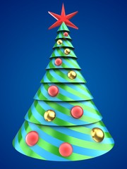 3d Christmas tree