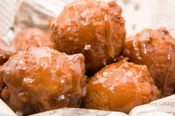Apple Fritters with Caramel