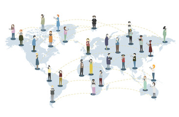 Vector set of illustrated people