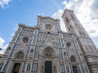Fototapeta premium Cathedral of Santa Maria del Fiore in Florence on Duomo Square