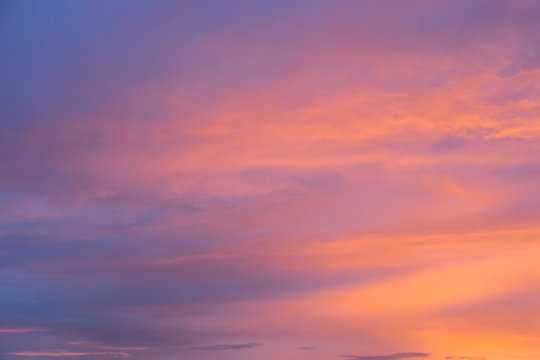 Sunset sky background