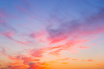 Obraz premium Sunset sky background