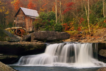 Fototapeta premium Glade Creek Grist Mill