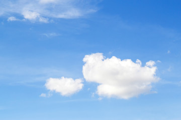 Shiny clear sky with cloud