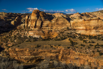 Escalante River Canyon as the Sun Sets in the Grand Staircase