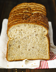 Flax and Quinoa Whole Grain Bread