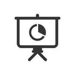 Presenting Business Report Icon