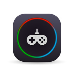 Dark MultiColor Web Button