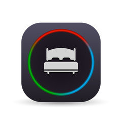 Dark MultiColor Web Button