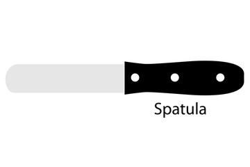 Spatula, Isolated on White