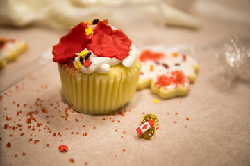 Baking cup cakes