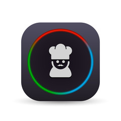 Dark MultiColor Web Button