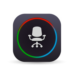 Dark MultiColor Web Button