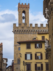 Famous Palazzo Vecchio in Florence - the Vecchio Palace in the historic city center
