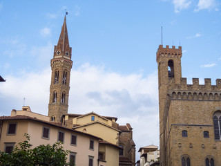 Fototapeta premium Badia Fiorentina Church in the city center of Florence