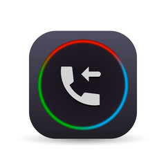 Dark MultiColor Web Button