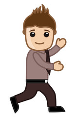 Running Cool Boy Character