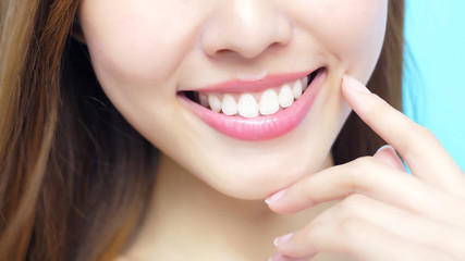 beauty woman smile happily