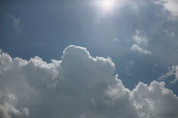太陽と雲