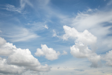 Naklejka na ściany i meble blue sky with many cloud