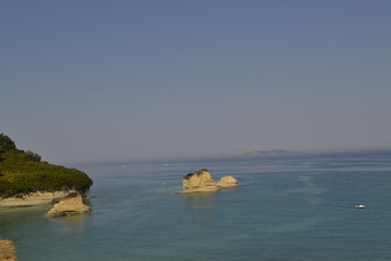 Endless blue Corfu