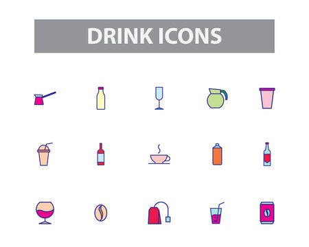 Drink Vector Icons