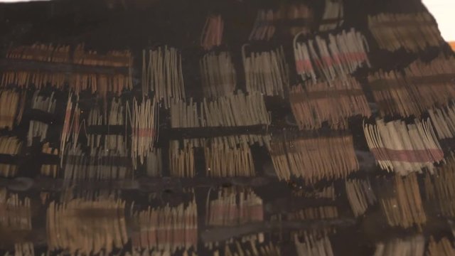 Testing of gold in metal.