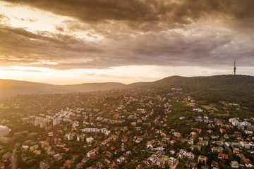  Bird eye view of beautiful Pecs