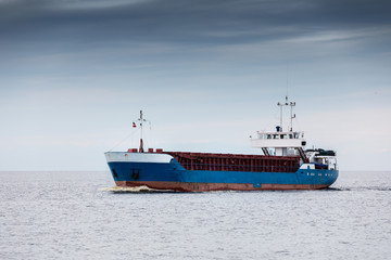 Fototapeta premium cargo ship. sea freight transportation