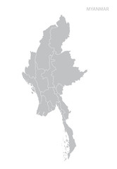 Map of Myanmar