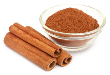 Bunch of some fresh aromatic cinnamon