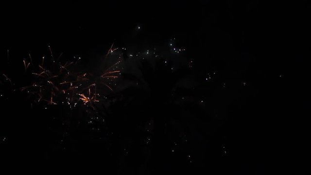 Fireworks multiple. Firework. Colorful fireworks atn holiday night