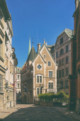 Street in the Old Town of Riga