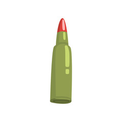 Bullet cartoon vector Illustration