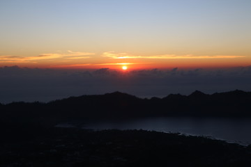 Sunset Mont Batur