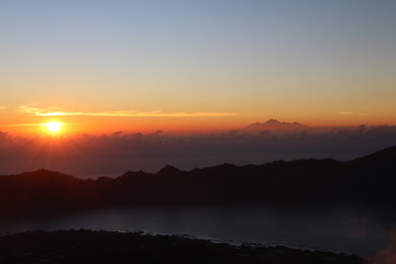 sunset batur