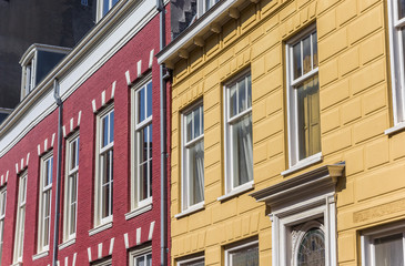 Fototapeta na wymiar Colorful houses in the historic center of Utrecht