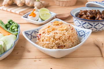 Fried rice with Shrimp paste sauce