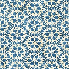 Native batik seamless watercolor artistic boho style colorful square pattern.