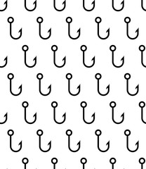 Fish Hook Seamless Pattern