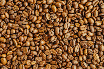 Coffee beans background