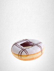 donut or tasty donut on a background.