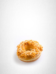donut or tasty donut on a background.