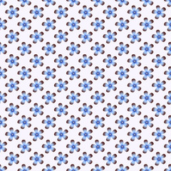 Seamless flowery pattern