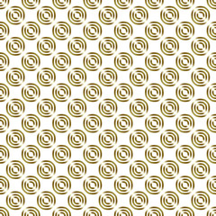Geometric golden shapes pattern