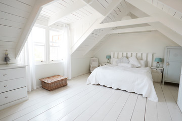 Interior View Of Beautiful Light And Airy Child's Bedroom