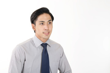 笑顔のビジネスマン