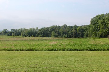 The country landscape of Pennsylvania.