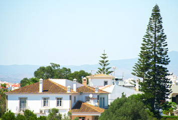 Center of the city of Portimao in Portugal.
